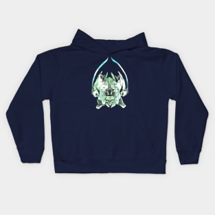 Gargoyle broken android Kids Hoodie